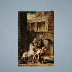 Diomedes Devoured by His Horses by Gustave Moreau, 1865 poster 9