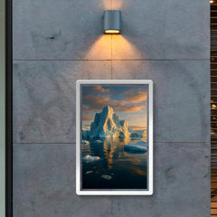 Disko Bay Icebergs Greenland poster 2