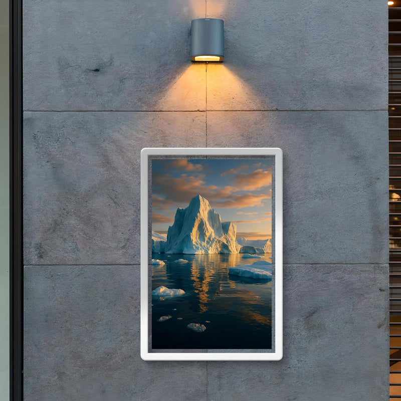 Disko Bay Icebergs Greenland poster 2