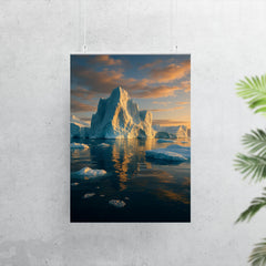 Disko Bay Icebergs Greenland poster 7