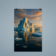 Disko Bay Icebergs Greenland poster 9