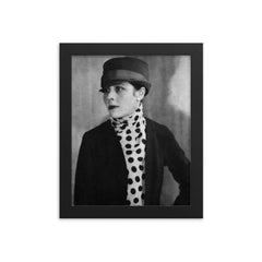Djuna Barnes framed print on a plain backdrop in size 8"x10".