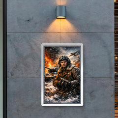 Dmitry Lavrinenko tank ace in burning snow poster 2
