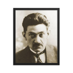 Dmytro Dontsov framed print on a plain backdrop in size 16"x20".