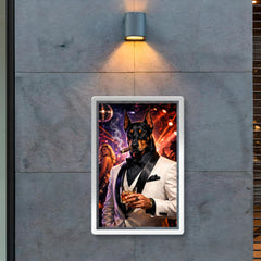 Doberman nightclub impresario in white dinner jacket poster 2