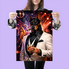 Doberman nightclub impresario in white dinner jacket poster 3