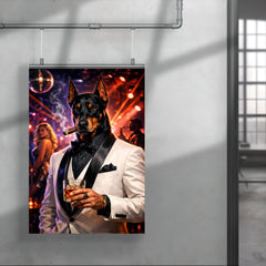 Doberman nightclub impresario in white dinner jacket poster 4
