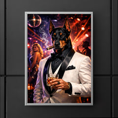 Doberman nightclub impresario in white dinner jacket poster 5