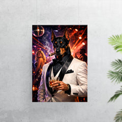 Doberman nightclub impresario in white dinner jacket poster 7