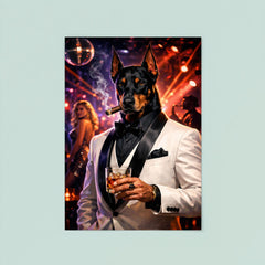 Doberman nightclub impresario in white dinner jacket poster 8