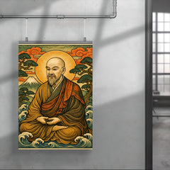 Dogen Kigen ancient Japanese style art poster 4