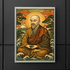Dogen Kigen ancient Japanese style art poster 5