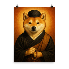 Dogen poster on a plain backdrop in size 8"x10".
