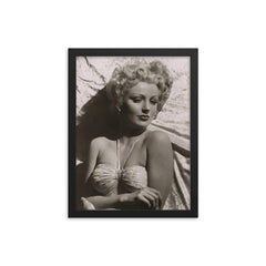 Dolores Moran framed print on a plain backdrop in size 12"x16".