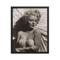 Dolores Moran framed print on a plain backdrop in size 16"x20".