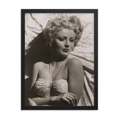 Dolores Moran framed print on a plain backdrop in size 18"x24".