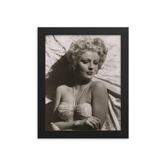 Dolores Moran framed print on a plain backdrop in size 8"x10".