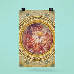 Dome of the Wisconsin State Capitol by Edwin Blashfield, 1917 poster 6