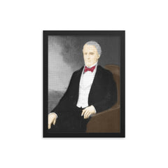 Domingo Matheu framed print on a plain backdrop in size 12"x16".