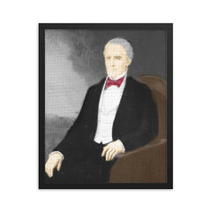 Domingo Matheu framed print on a plain backdrop in size 16"x20".