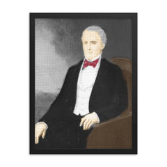 Domingo Matheu framed print on a plain backdrop in size 18"x24".