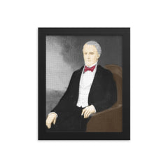 Domingo Matheu framed print on a plain backdrop in size 8"x10".