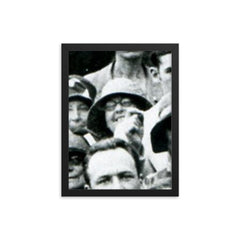 Dominica Legge framed print on a plain backdrop in size 12"x16".