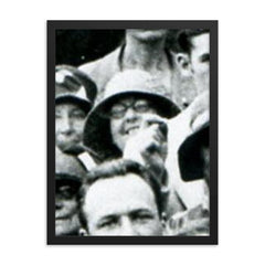 Dominica Legge framed print on a plain backdrop in size 18"x24".