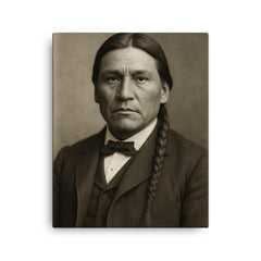 Donald Warne canvas print on a plain backdrop in size 16"x20".