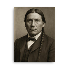 Donald Warne canvas print on a plain backdrop in size 18"x24".