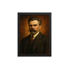 Donatas Malinauskas framed print on a plain backdrop in size 12"x16".