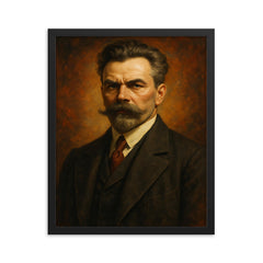 Donatas Malinauskas framed print on a plain backdrop in size 16"x20".