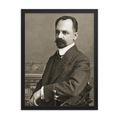 Donatas Malinauskas framed print on a plain backdrop in size 18"x24".