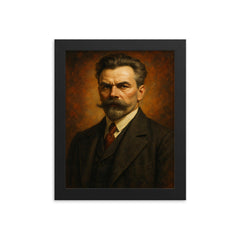 Donatas Malinauskas framed print on a plain backdrop in size 8"x10".