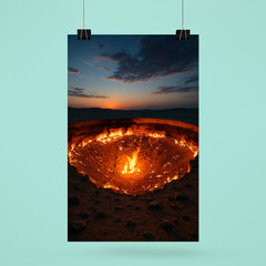 Door to Hell Darvaza Turkmenistan poster 6