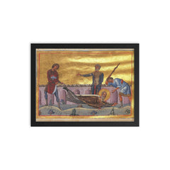 Dorotheus of Tyre framed print on a plain backdrop in size 12"x16".