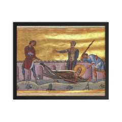 Dorotheus of Tyre framed print on a plain backdrop in size 16"x20".