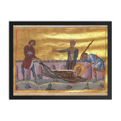 Dorotheus of Tyre framed print on a plain backdrop in size 18"x24".