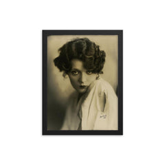 Dorothy Devore framed print on a plain backdrop in size 12"x16".