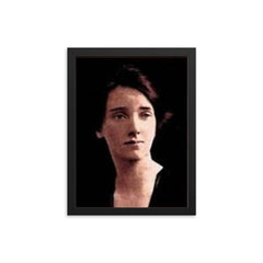 Dorothy Macardle framed print on a plain backdrop in size 12"x16".