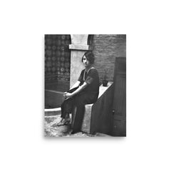 Dorothy Parker poster on a plain backdrop in size 8"x10".