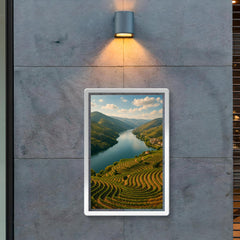 Douro Valley Vine Terraces Portugal poster 2