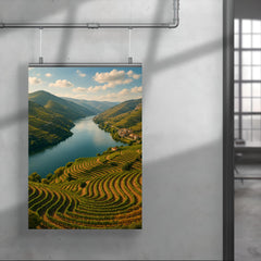 Douro Valley Vine Terraces Portugal poster 4