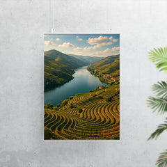 Douro Valley Vine Terraces Portugal poster 7