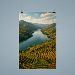 Douro Valley Vine Terraces Portugal poster 9