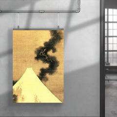 Dragon of Smoke Escaping Mount Fuji by Katsushika Hokusai poster 4