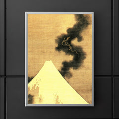 Dragon of Smoke Escaping Mount Fuji by Katsushika Hokusai poster 5