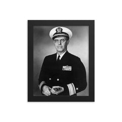 Draper Kauffman framed print on a plain backdrop in size 8"x10".