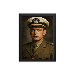 Draper Kaufmann framed print on a plain backdrop in size 12"x16".