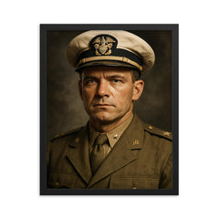 Draper Kaufmann framed print on a plain backdrop in size 16"x20".